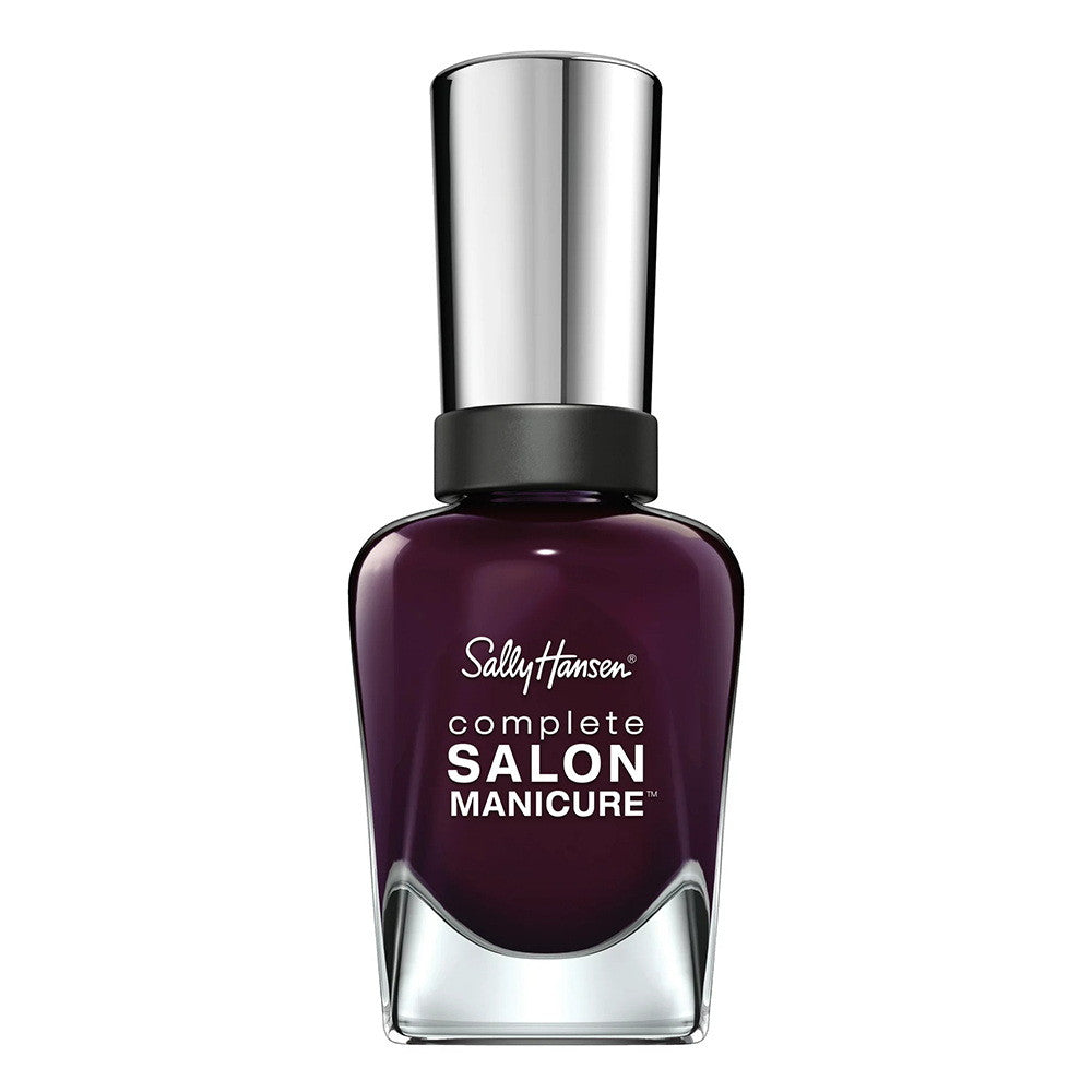 Sally Hansen Complete Salon Manicure Nail Polish, Pat Black, 1 Ea